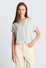 Tom Tailor Loose Fit Striped Henley Blouse
