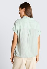 Tom Tailor Loose Fit Striped Henley Blouse