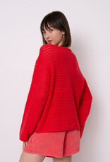 RD Style Moana L/S Henley Crochet Pullover