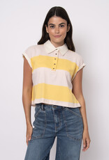 RD Style Harper Rolled Sleeve Boxy Polo