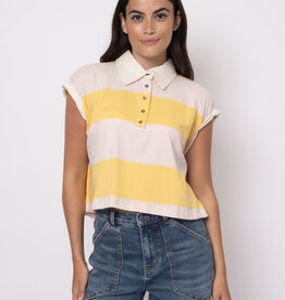 RD Style Harper Rolled Sleeve Boxy Polo