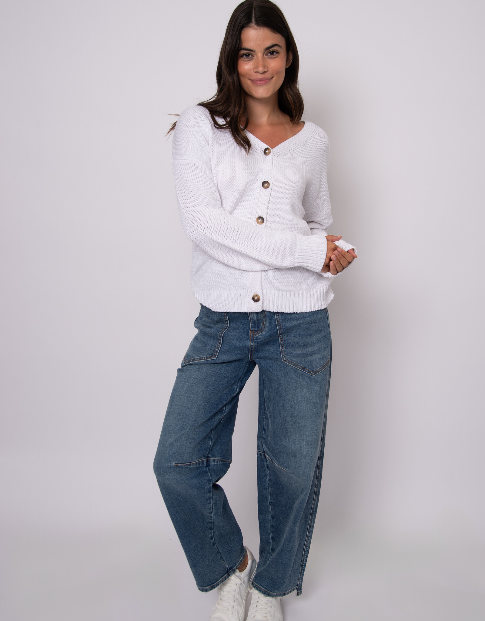 RD Style Varari L/S Crew Nk Cardigan