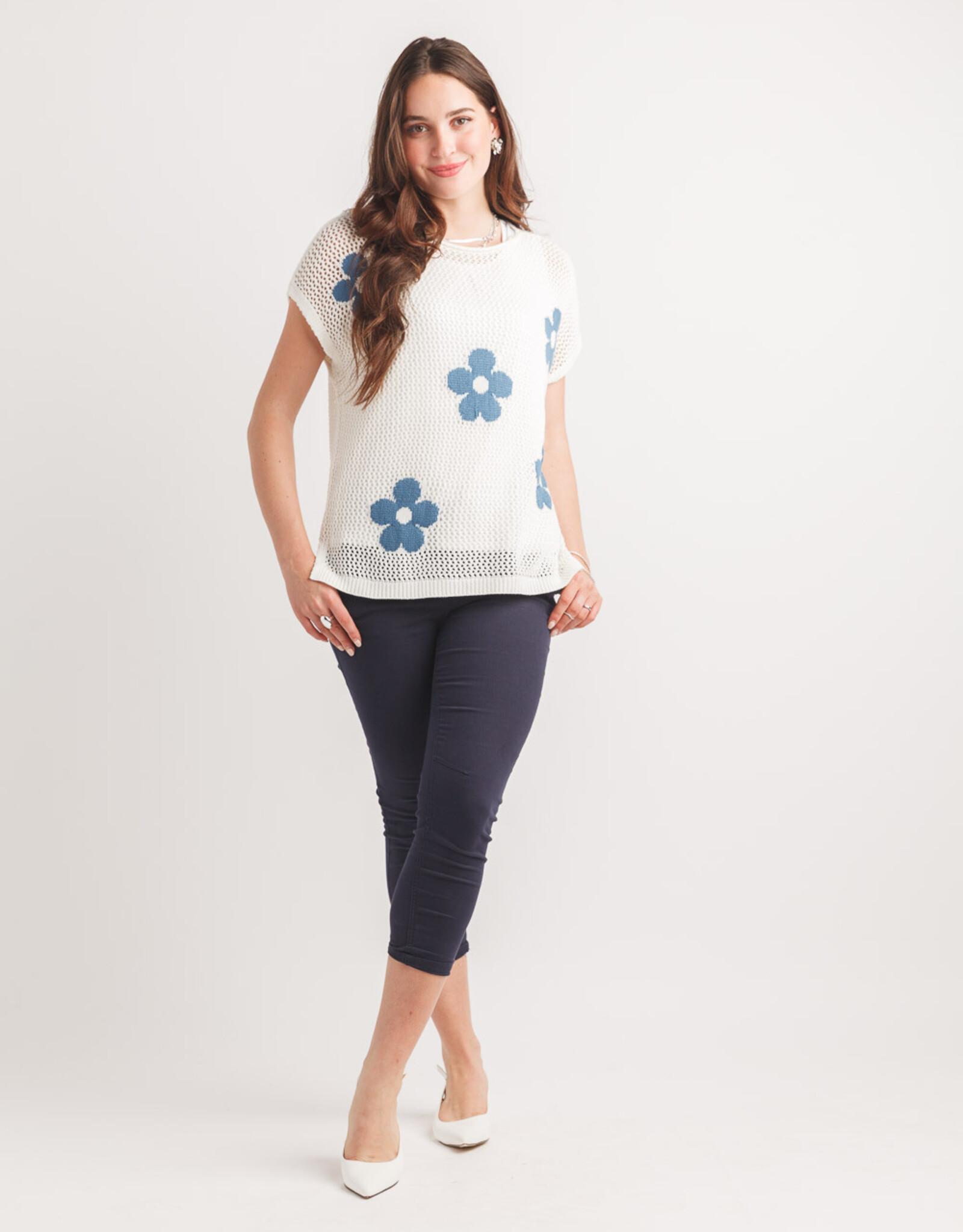 Papillon Daisy Open Knit Top