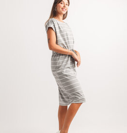Papillon Striped Stretch Dress