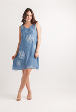 Papillon Starburst Printed Layered Dress