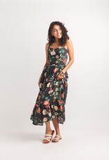 Papillon Tiered Floral Dress w Smocking
