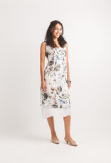 Papillon Pintuck Overlay Dress