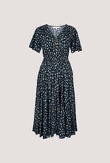 Apricot Wind Flower Coconut Btn Dress