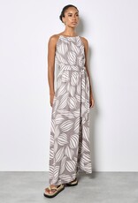 Apricot Ovrsizd Shells High Nck Maxi Drs