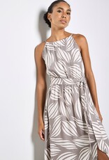 Apricot Ovrsizd Shells High Nck Maxi Drs