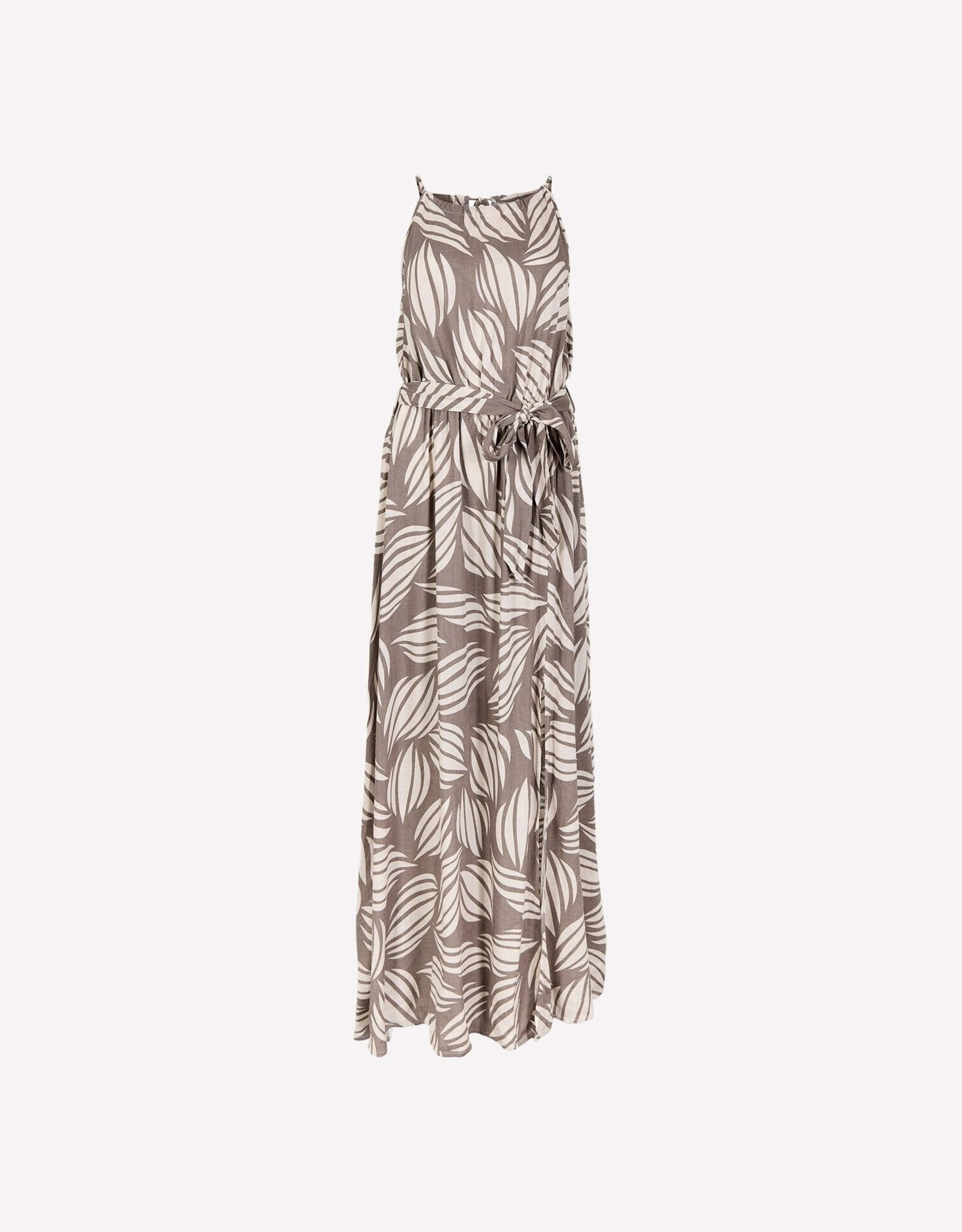 Apricot Ovrsizd Shells High Nck Maxi Drs