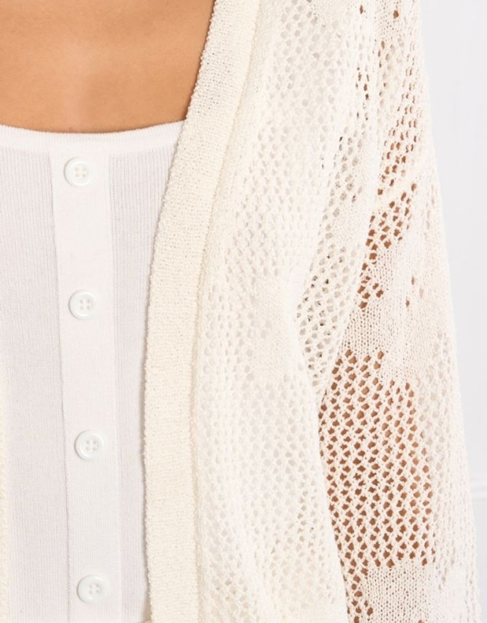 Molly Bracken Flower Crochet Cardigan