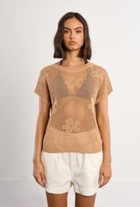 Molly Bracken Flower Crochet Sweater