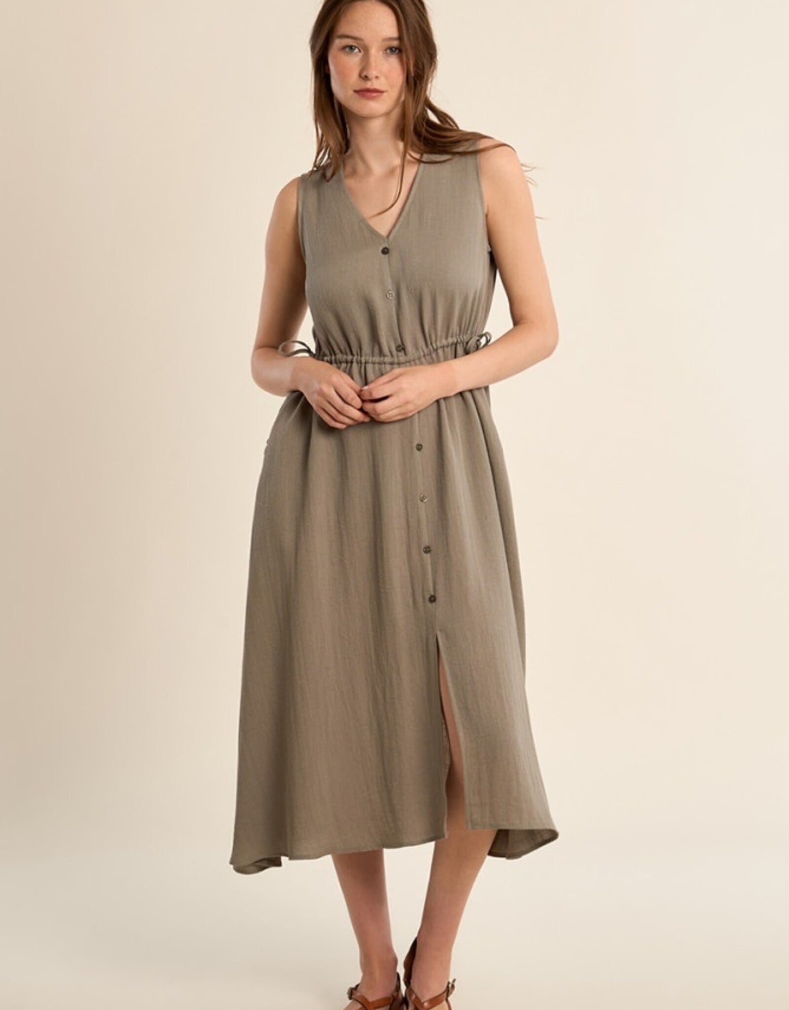 Molly Bracken  Side Tie VNk Dress