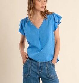 Molly Bracken Ruffle SL Vnk Top