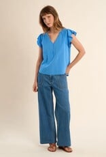 Molly Bracken Ruffle SL Vnk Top