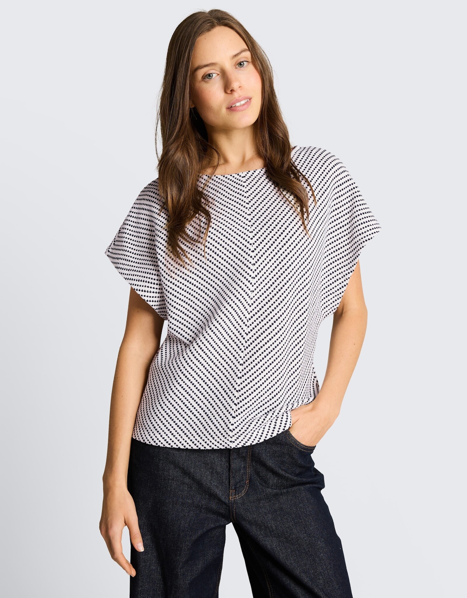 Tom Tailor Biased Front S/S Top