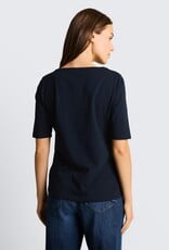 Tom Tailor Abstract Flower Print T-Shirt