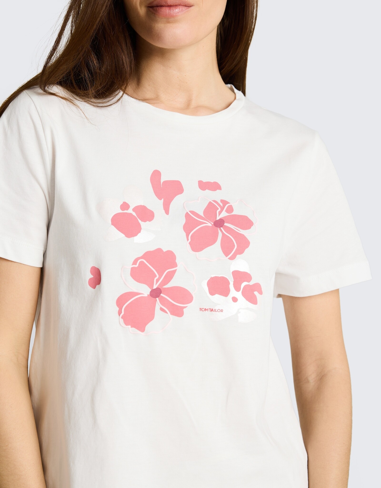Tom Tailor Flower Print T-Shirt