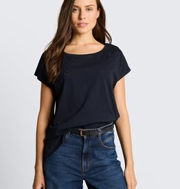 Tom Tailor Embroidered Shoulder S/S Top
