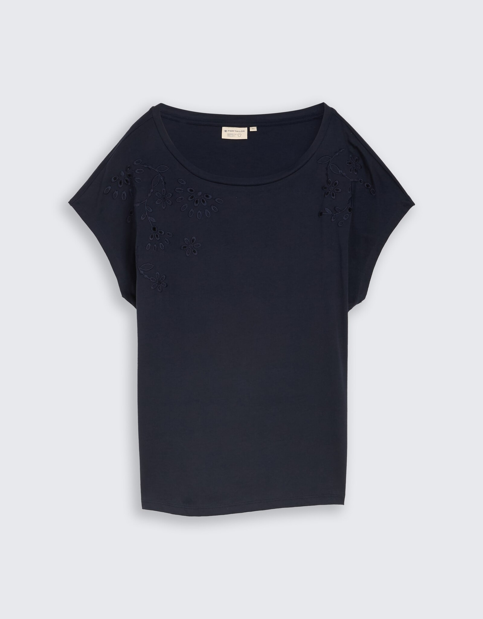 Tom Tailor Embroidered Shoulder S/S Top