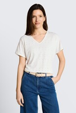 Tom Tailor TT Eyelet V-Nk S/S Top