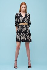 Astrid Perla Eyelet Ruffle Dress w Belt