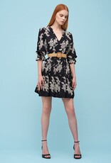 Astrid Perla Eyelet Ruffle Dress w Belt