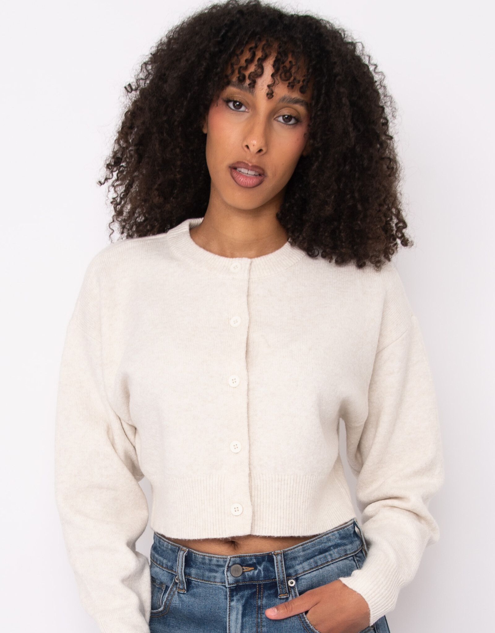 RD Style  Neave L/S Crew Nk Cardigan