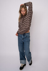 RD Style Suavia Long Ragland SL Henley Pullover