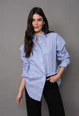RD Style Padme Striped Poplon LS Shirt