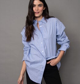 RD Style Padme Striped Poplon LS Shirt