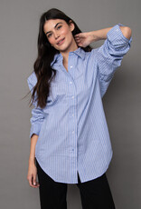 RD Style Padme Striped Poplon LS Shirt