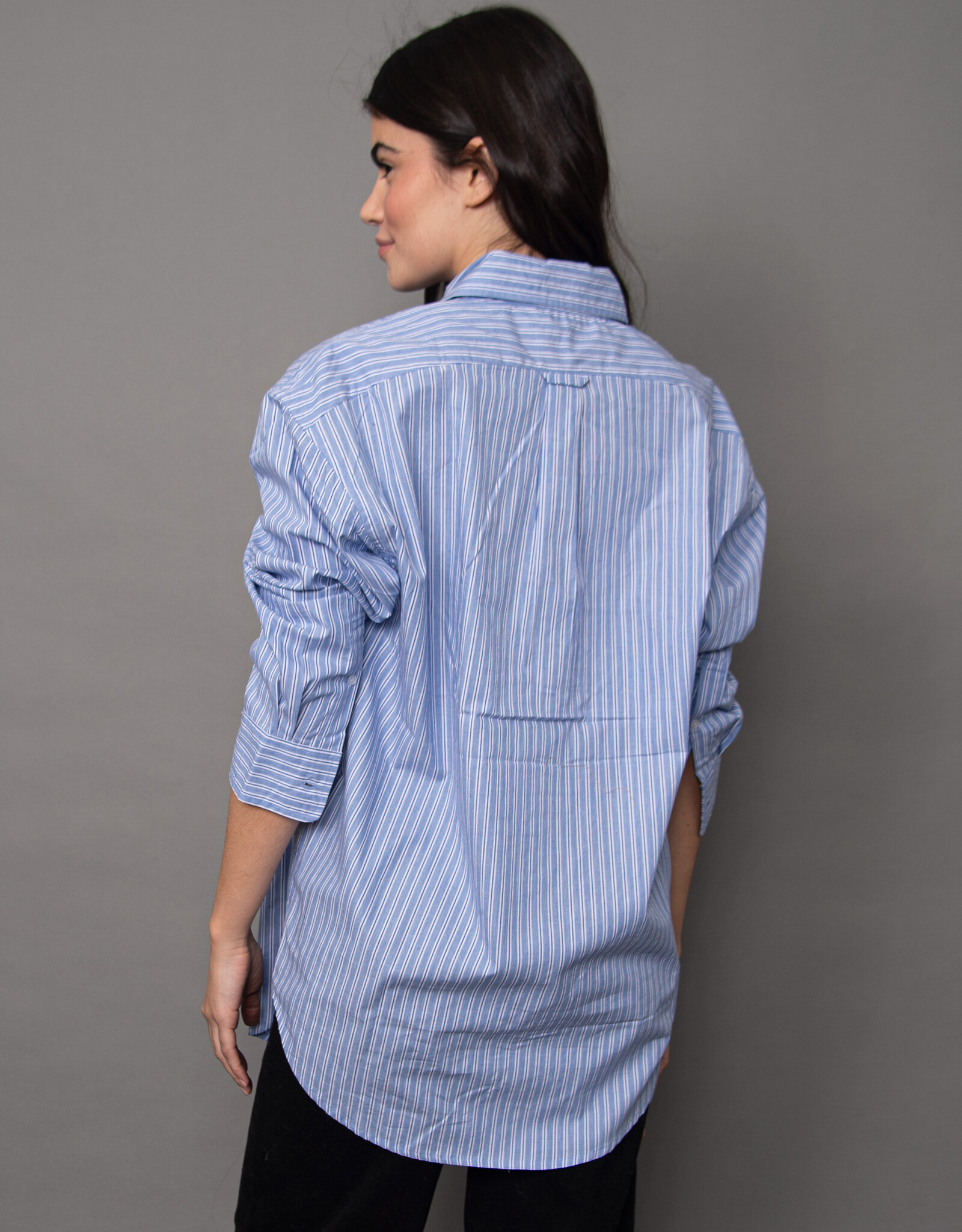 RD Style Padme Striped Poplon LS Shirt