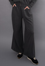 RD Style  Caressa Striped Soft Knit Pull On Wide Leg Pant