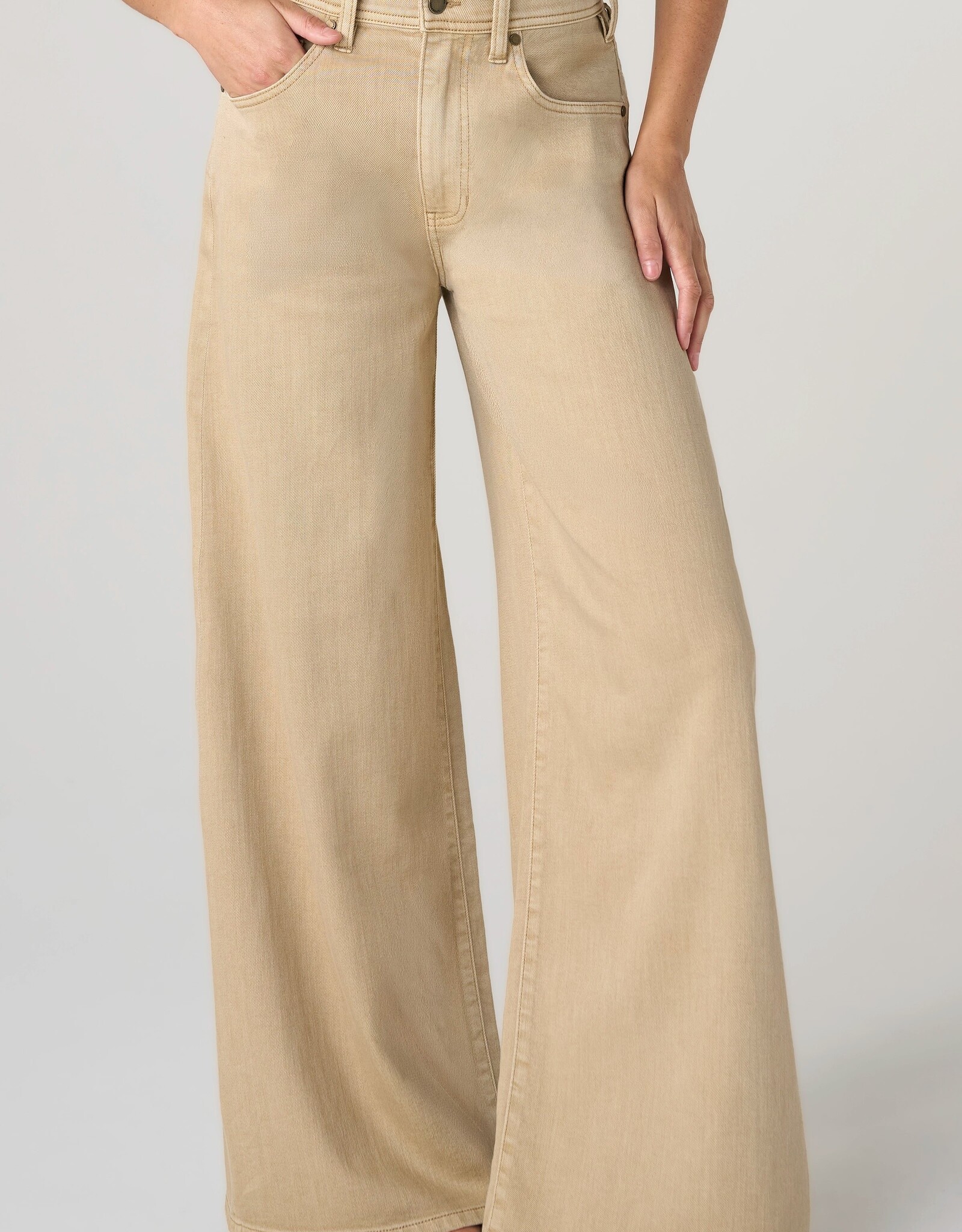 Liverpool Kit High Rise Relaxed Wide Leg Khaki