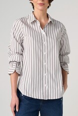 Liverpool Adjustable Sleeve Button up Top