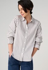 Liverpool Adjustable Sleeve Button up Top