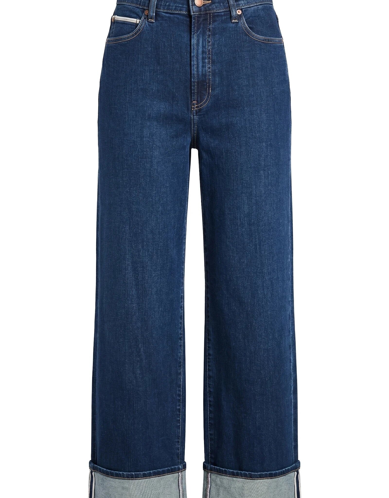 Liverpool Morgan High Rise Cuffed Selvedge Cosmic Dust