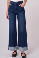Liverpool Morgan High Rise Cuffed Selvedge Cosmic Dust