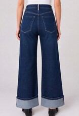Liverpool Morgan High Rise Cuffed Selvedge Cosmic Dust