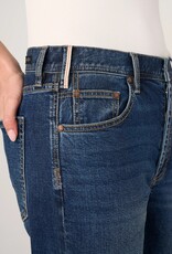 Liverpool Sloane Slouchy Girlfriend Cuffed-Selvedge Comet Blue