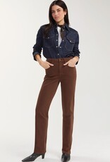 Liverpool Kennedy Comfort Waist Striaght Brown