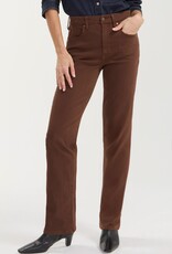 Liverpool Kennedy Comfort Waist Striaght Brown