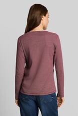 Tom Tailor T-Shirt Henley Rip Top