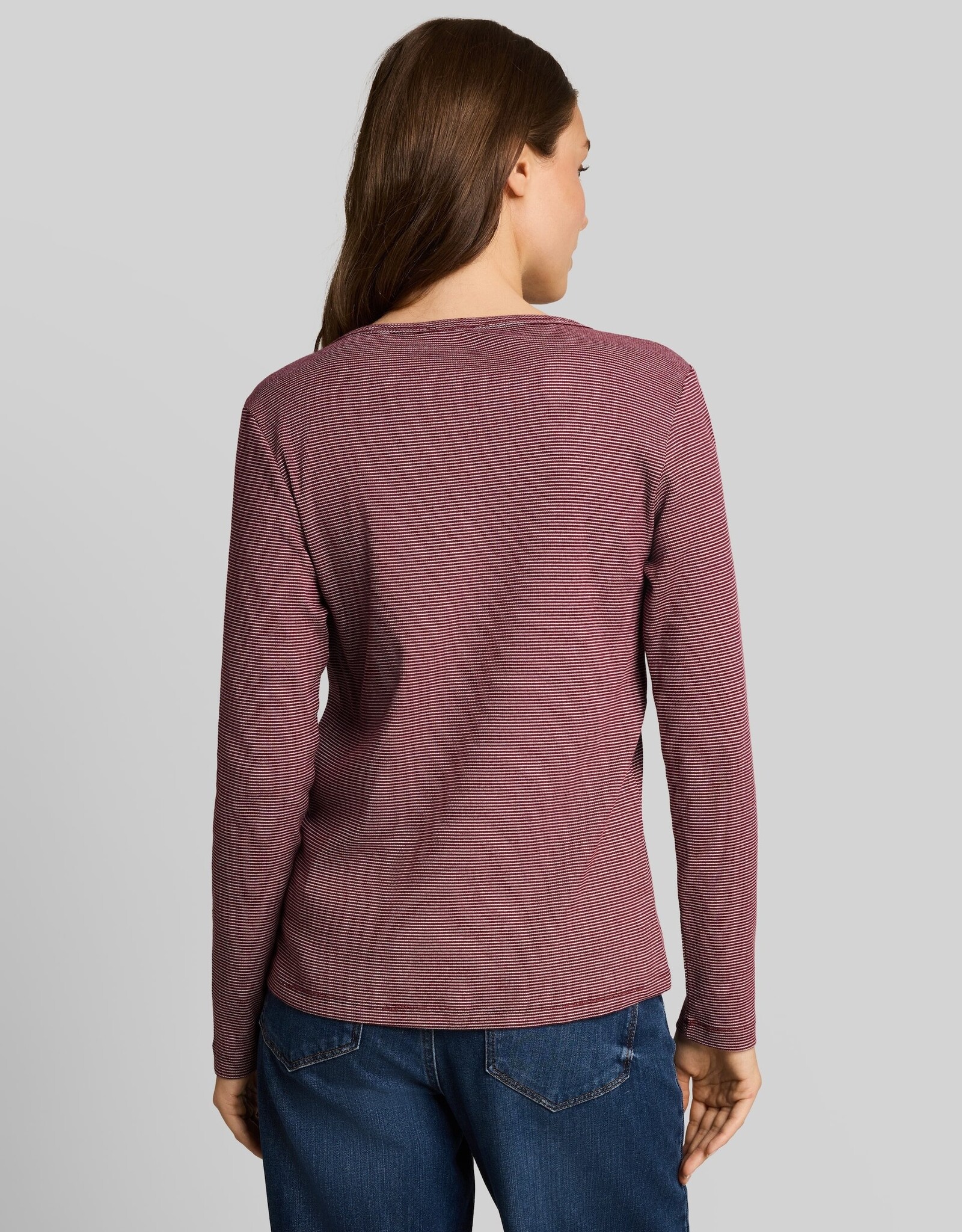 Tom Tailor T-Shirt Henley Rip Top