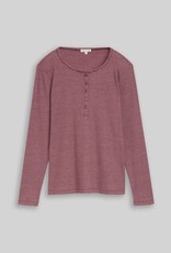 Tom Tailor T-Shirt Henley Rip Top