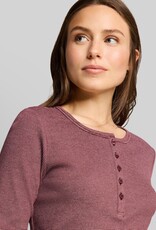 Tom Tailor T-Shirt Henley Rip Top