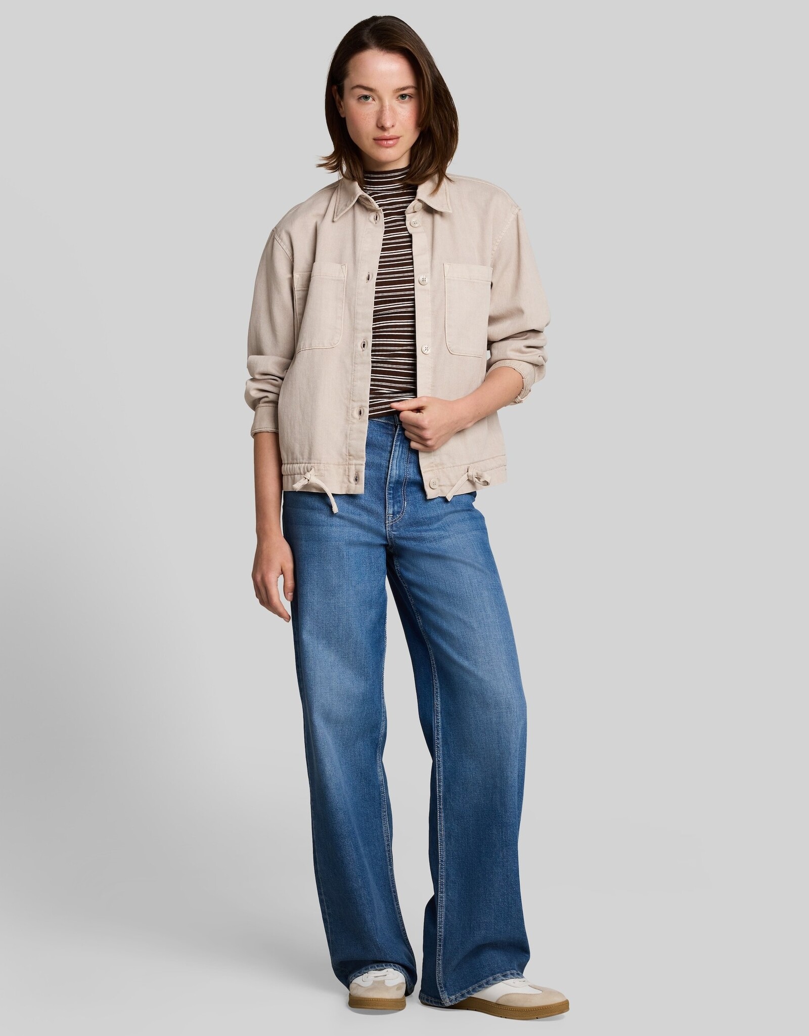 Tom Tailor Rib Print Sless Top
