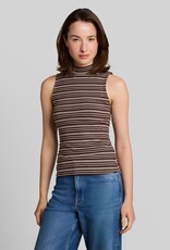 Tom Tailor Rib Print Sless Top